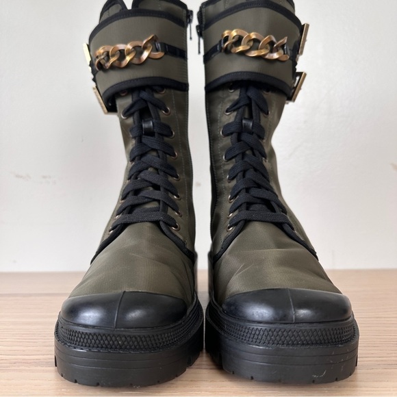 Madison Maison x Palladium Ranger Boot Women Sz 6 Vegan Army RARE 90's $495 - Picture 6 of 16